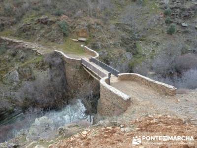 Cascadas del Aljibe; puente matallana; tiendas senderismo madrid